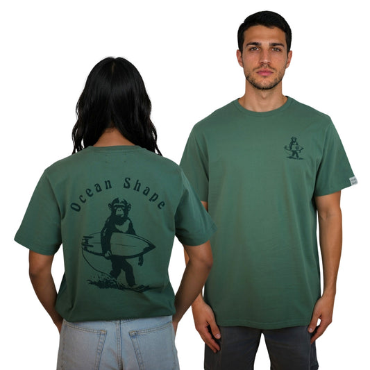T-shirt unisexe "Monkey Walk" - Green Bay