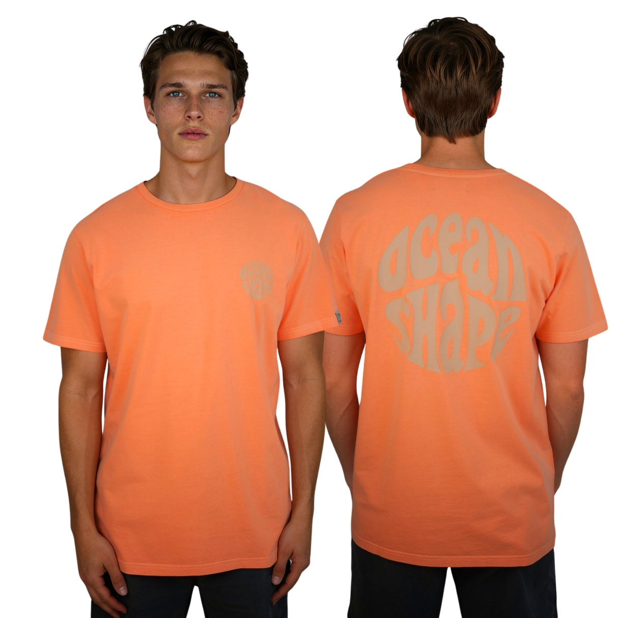 T-shirt unisexe "Bubble Gabe" - Orange Fluo