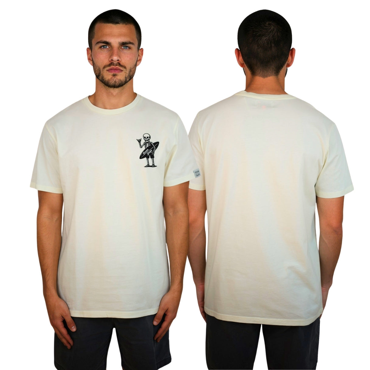 T-shirt unisexe "Mini Skull" - Off white