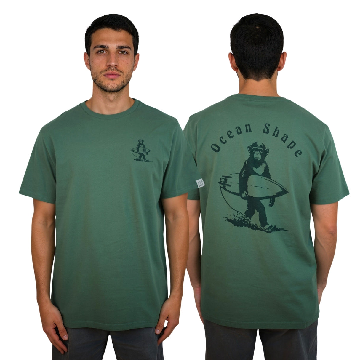 T-shirt unisexe "Monkey Walk" - Green Bay