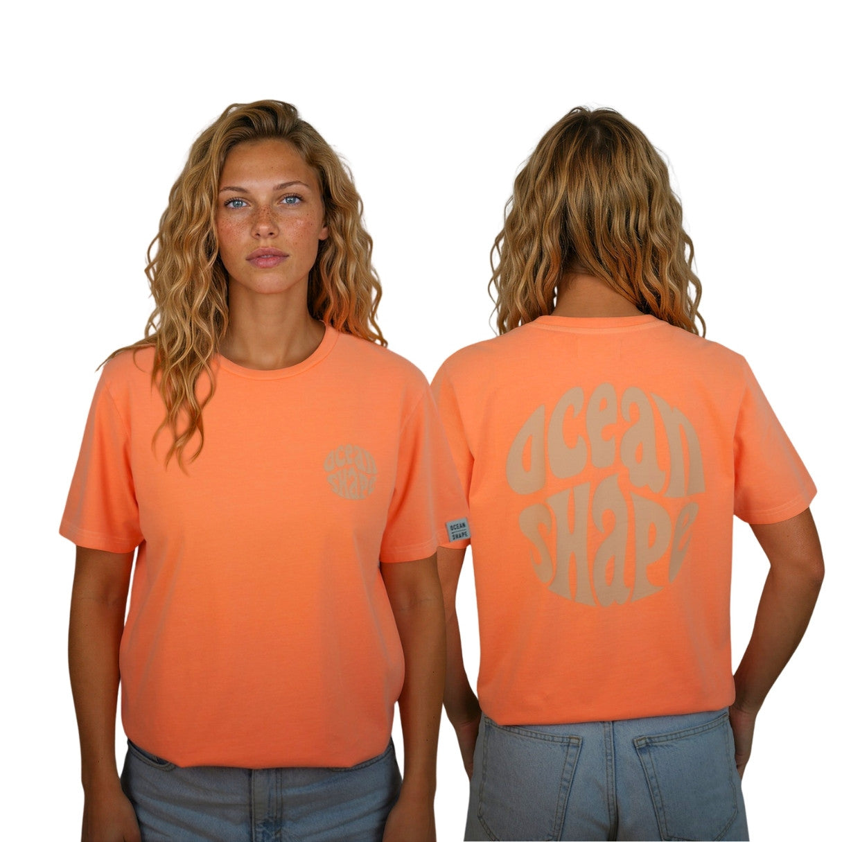 T-shirt unisexe "Bubble Gabe" - Orange Fluo