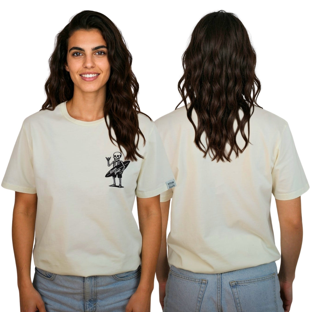 T-shirt unisexe "Mini Skull" - Off white