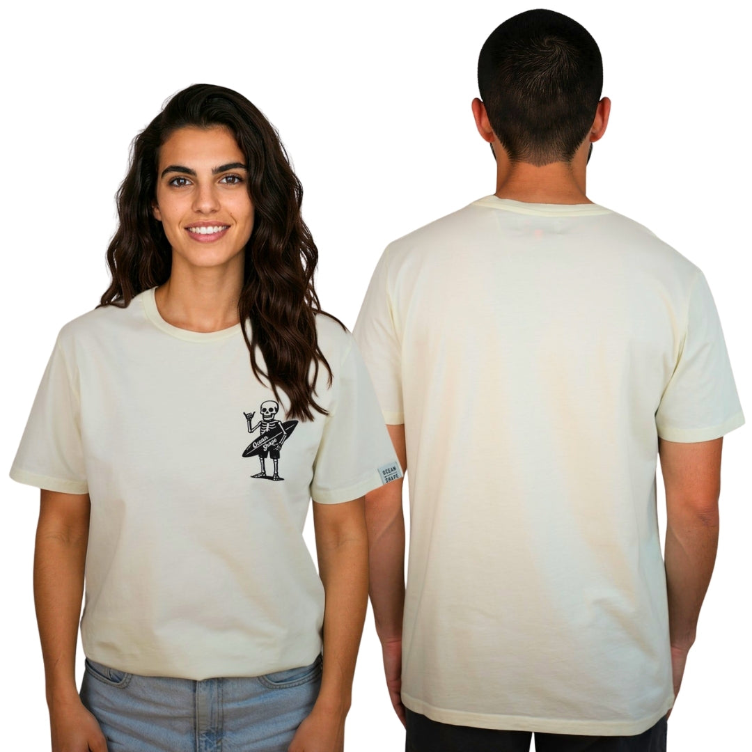 T-shirt unisexe "Mini Skull" - Off white