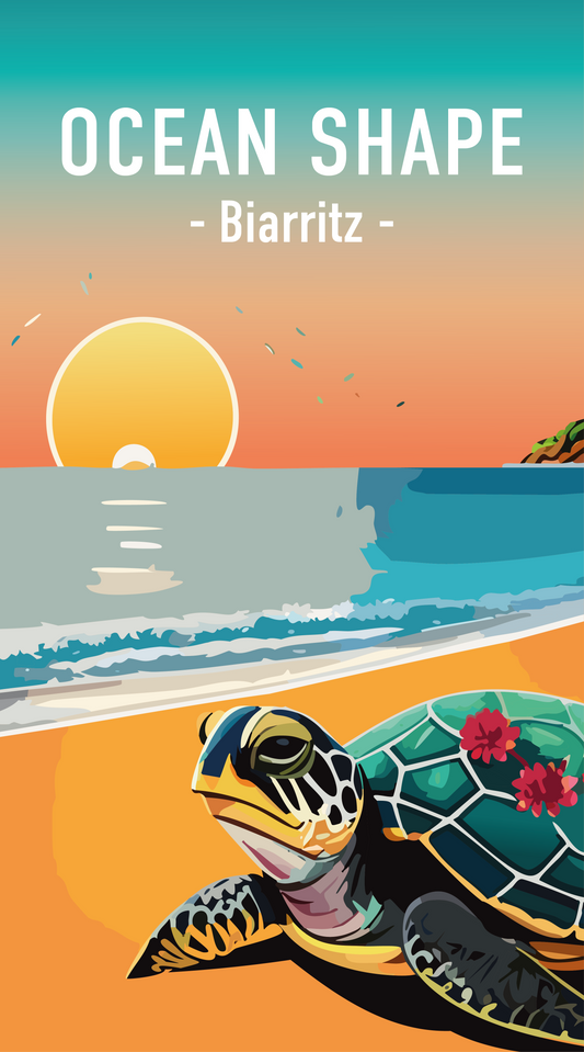 Drap de plage "Tortue"