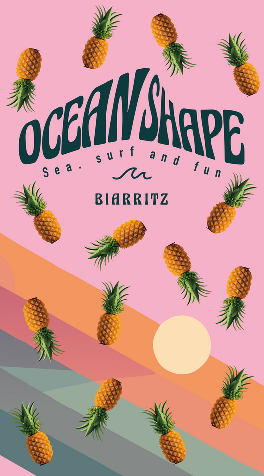 Drap de plage "Ananas"