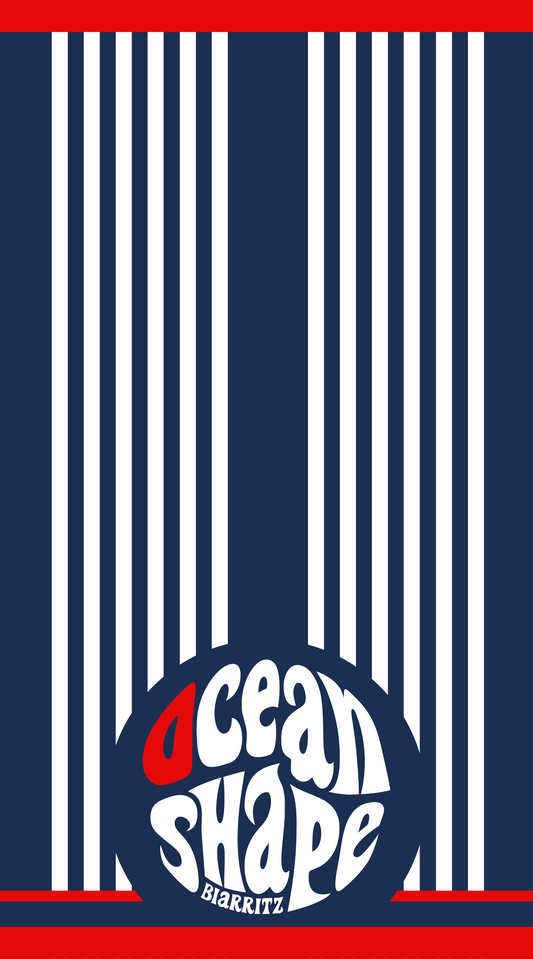 Drap de plage "Marinière"
