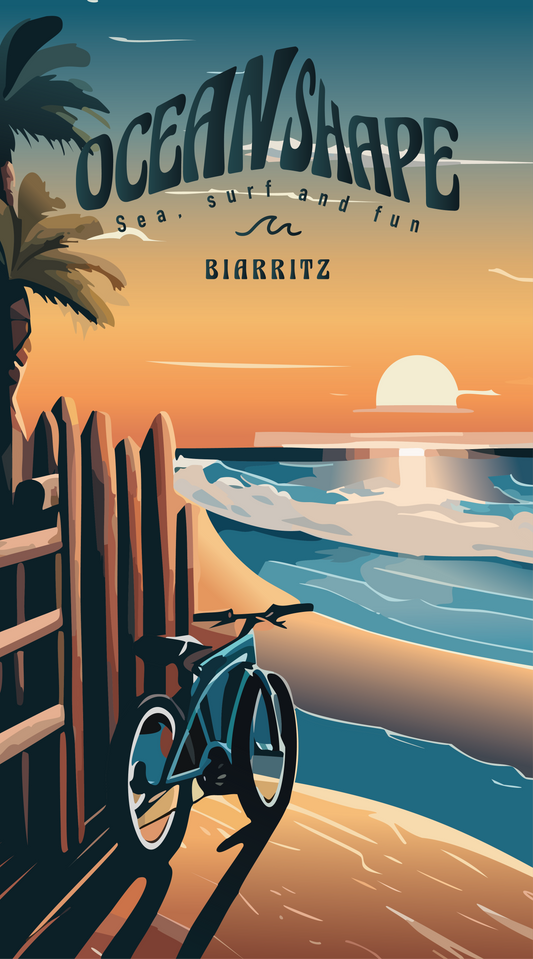 Drap de plage "Vélo"