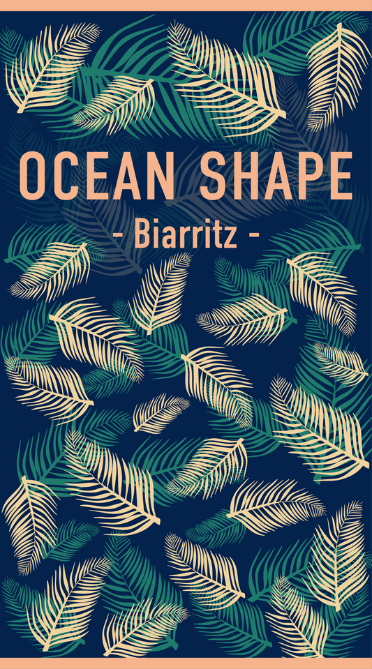 Drap de plage "Feuilles"