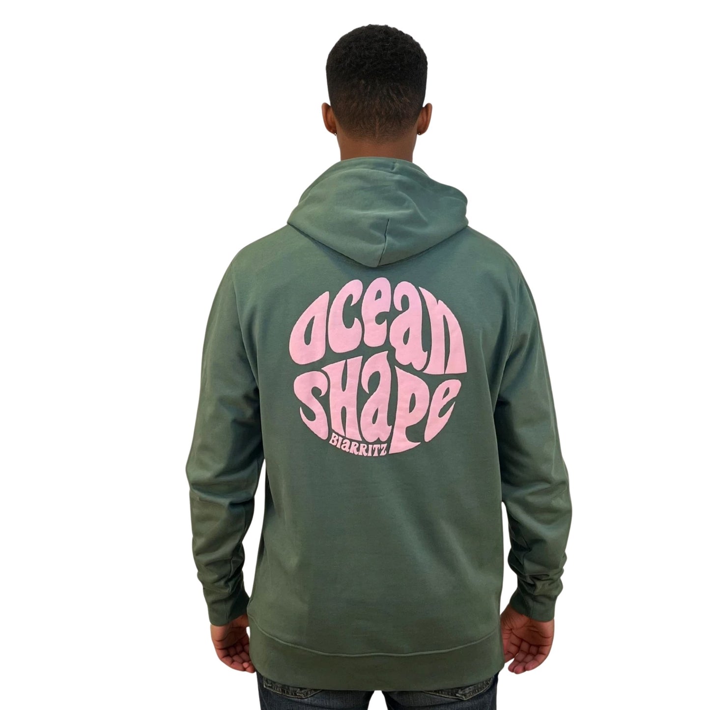 Sweat à capuche unisexe "Bubble" -  Green bay & Rose