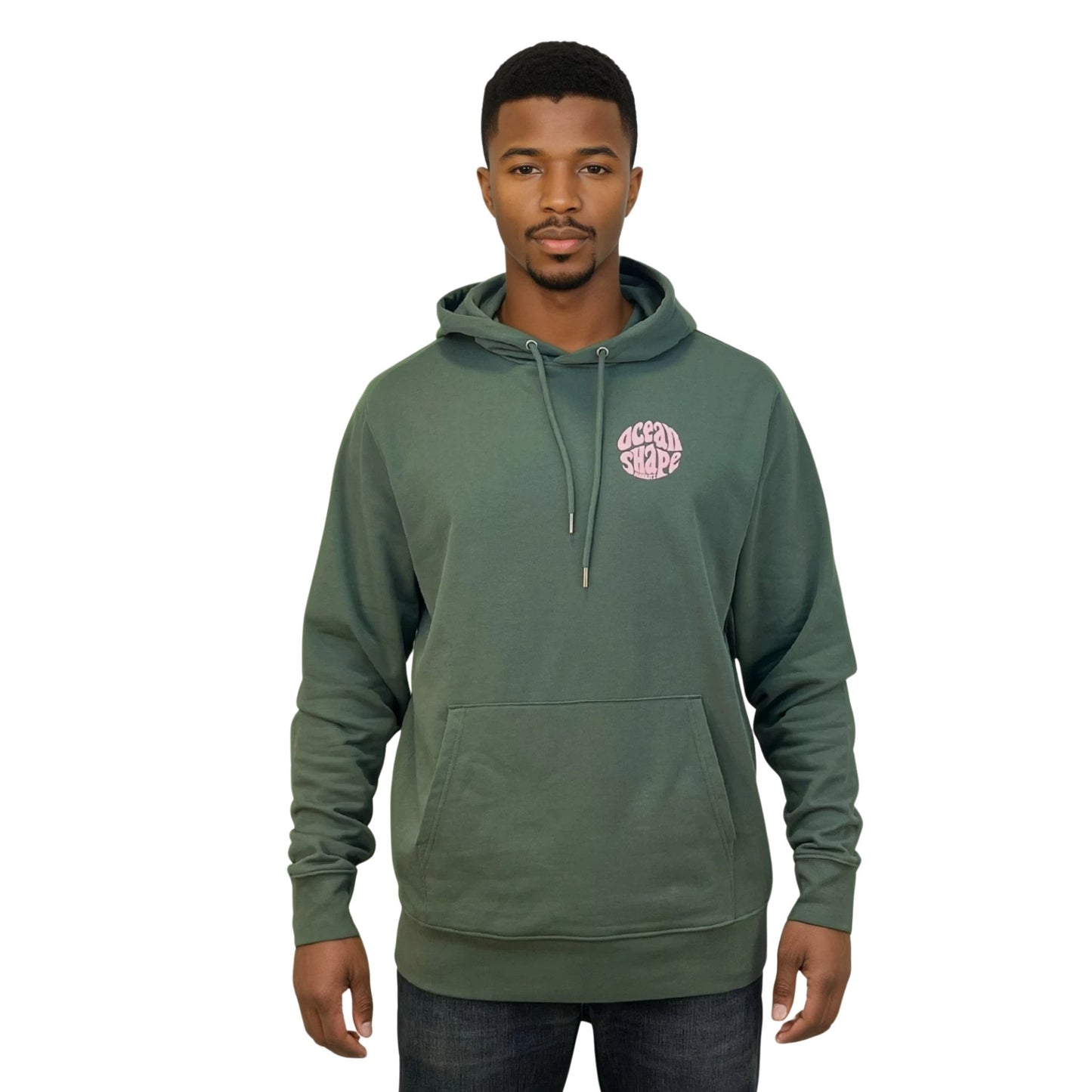 Sweat à capuche unisexe "Bubble" -  Green bay & Rose