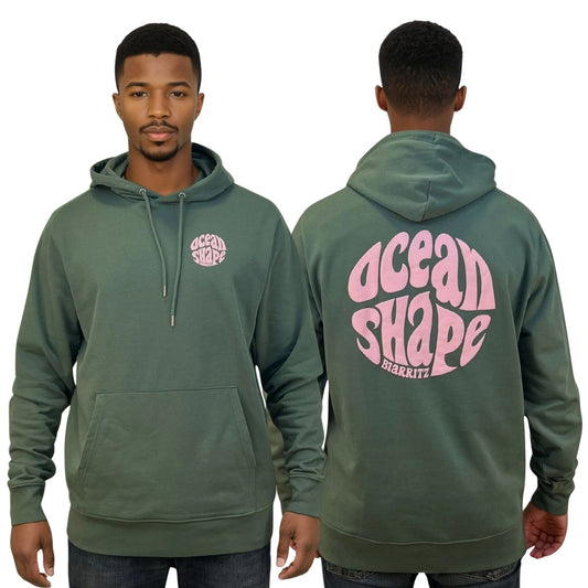 Sweat à capuche unisexe "Bubble" -  Green bay & Rose