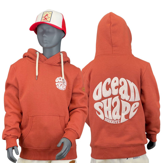 Sweat à capuche Kids "Bubble" - Terracotta