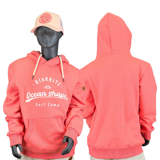 Sweat à capuche Kids "Surf Camp" - Corail