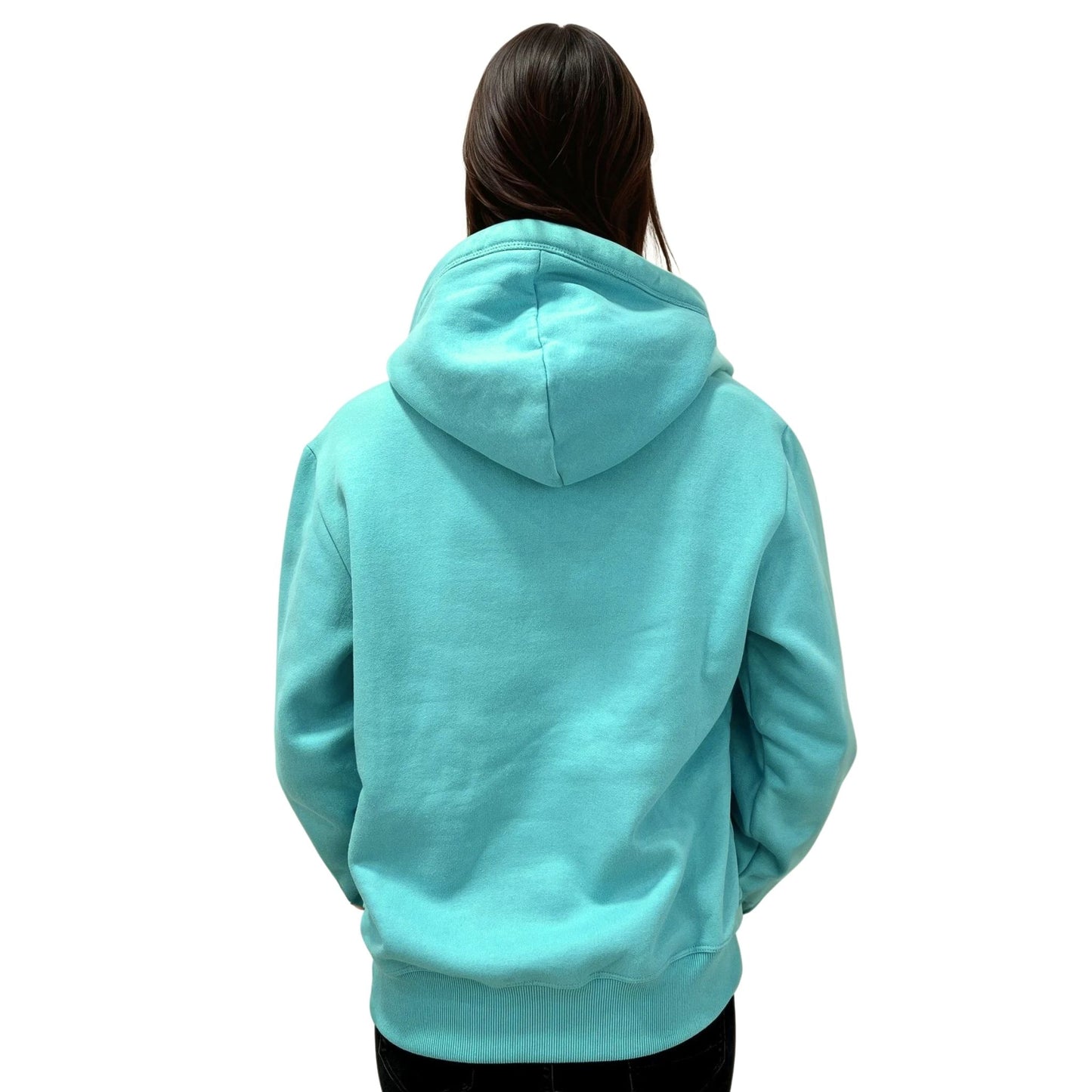 Sweat à capuche unisexe "Surf camp" - Turquoise