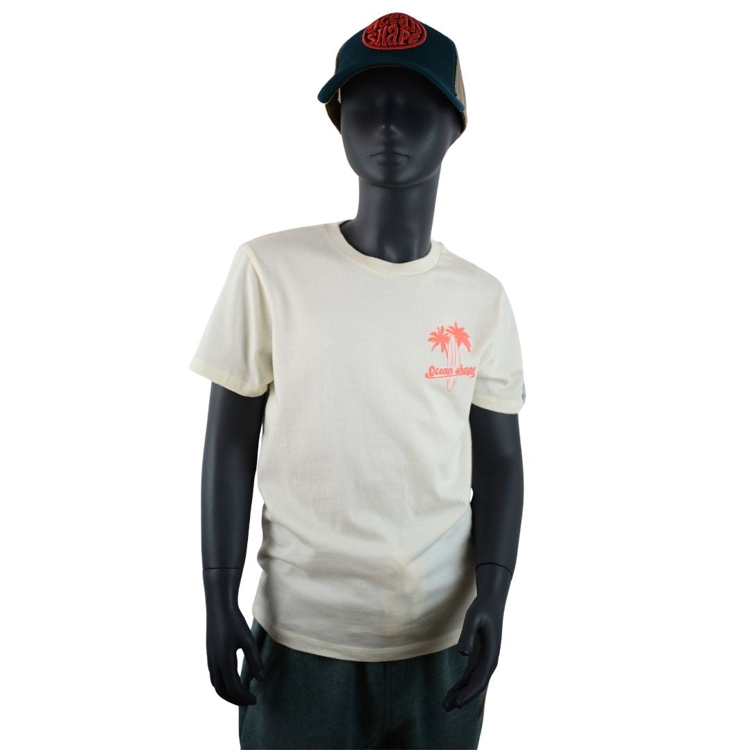 T-shirt Kids "Waves & Sand" - Off White