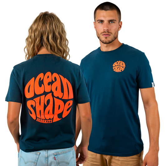 T-shirt unisexe "Bubble" - Peacock Blue