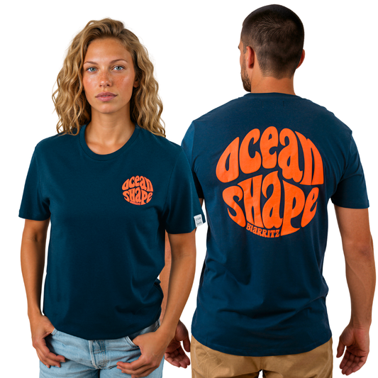 T-shirt unisexe "Bubble" - Peacock Blue