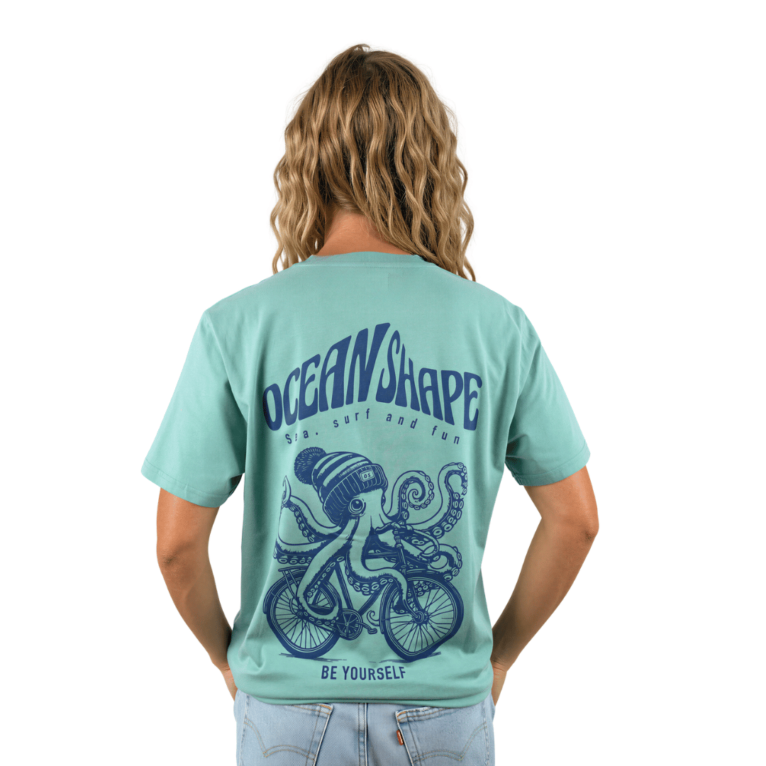 T-shirt unisexe "Chipiron" - Teal Monstera