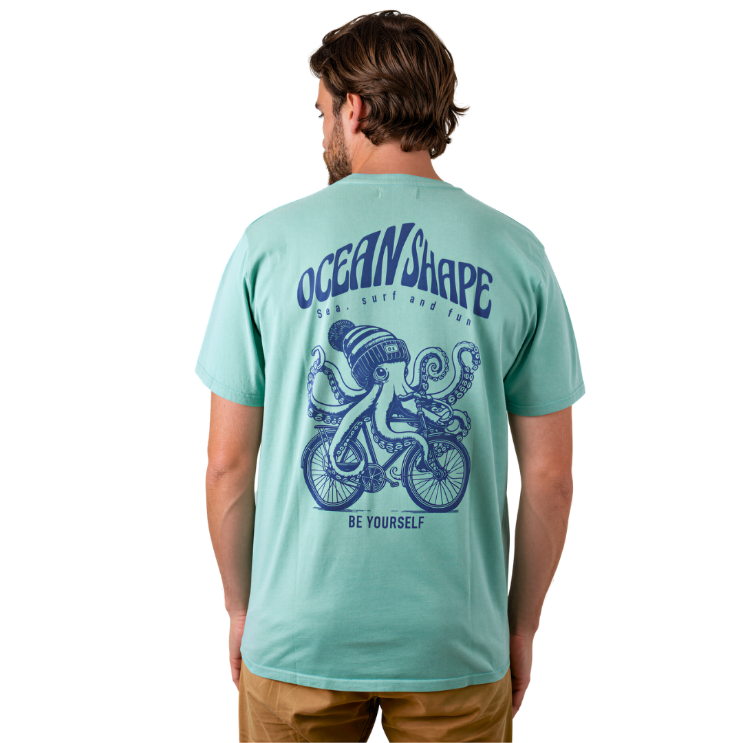 T-shirt unisexe "Chipiron" - Teal Monstera