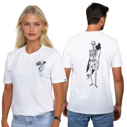 T-shirt unisexe "Skull Fun" - Off White