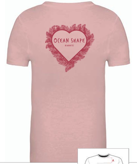 T-shirt Kids "Cœur" - Petal Rose et Redberry